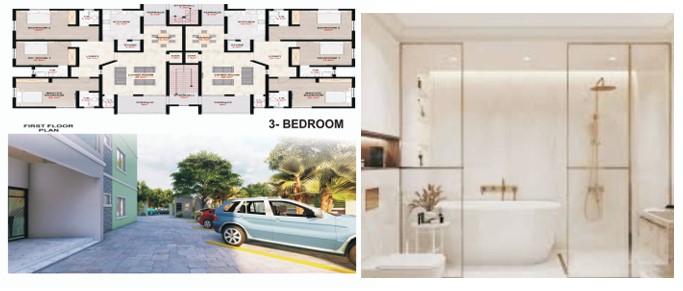 3 Bedroom Apartment (block of 6